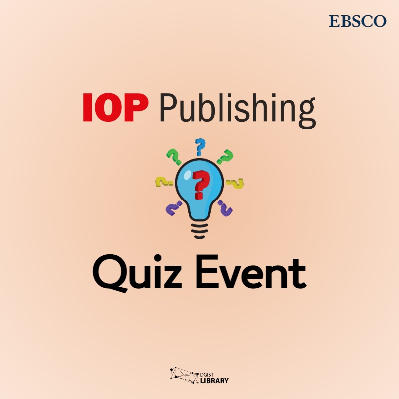 IOP Publishing Quiz Event 🎁