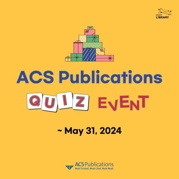 ACS Publications Quiz Event (~May 31)